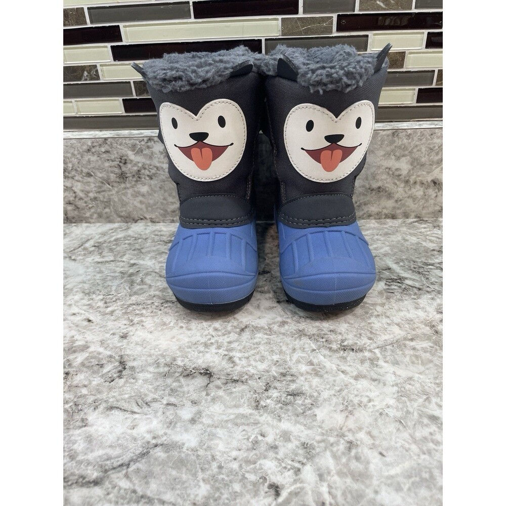 Toddler Cat&Jack Dog Snow Boots Size 7 (used only once)
